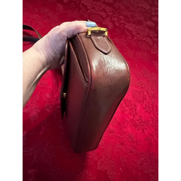 Cartier Bordeaux Leather Crossbody Bag - Picture 4 of 13